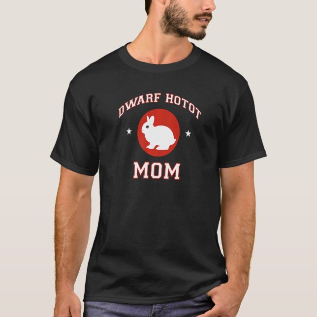 Camiseta Dwarf Hotot Rabbit Mom (Anverso)