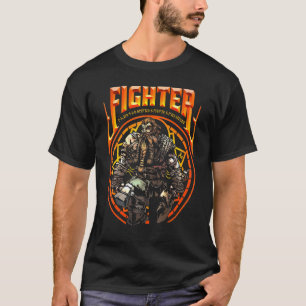 Camiseta Dwarven Fighter Fantasy Rpg Dungeons Roleplay D
