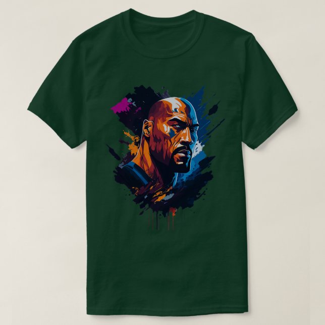 Camiseta Dwayne Johnson (Diseño del anverso)