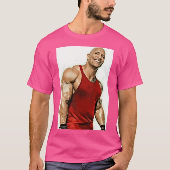 Camiseta Dwayne Johnson (Anverso)