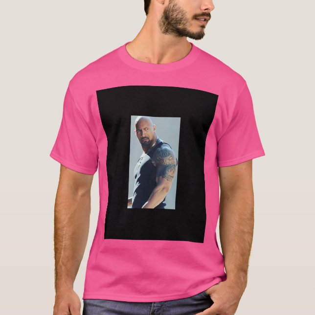 Camiseta Dwayne Johnson (Anverso)
