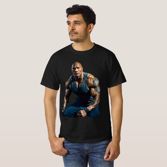 Camiseta Dwayne Johnson The Rock (Anverso completo)