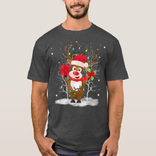 Camiseta Dwg3 Navidades de renos divertidos encienden navid