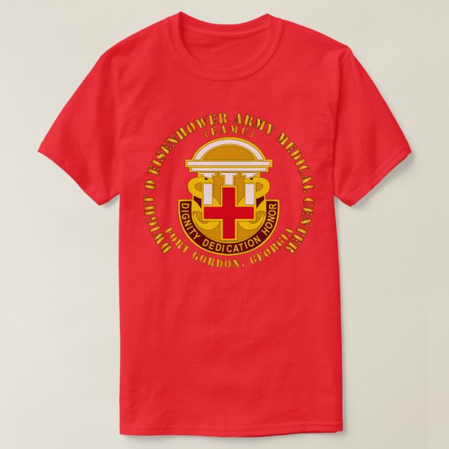 Camiseta Dwight D Eisenhower Medical Center Ft Gordon GA (Diseño del anverso)