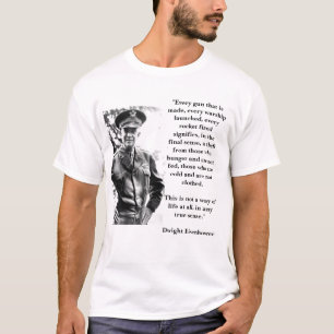 Camiseta Dwight Eisenhower en guerra
