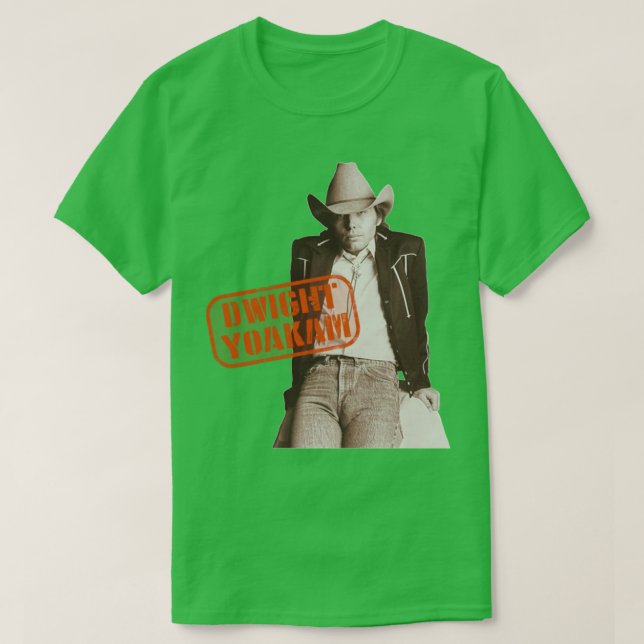 Camiseta Dwight Yoakam, el gran tributo al icono del país (Diseño del anverso)