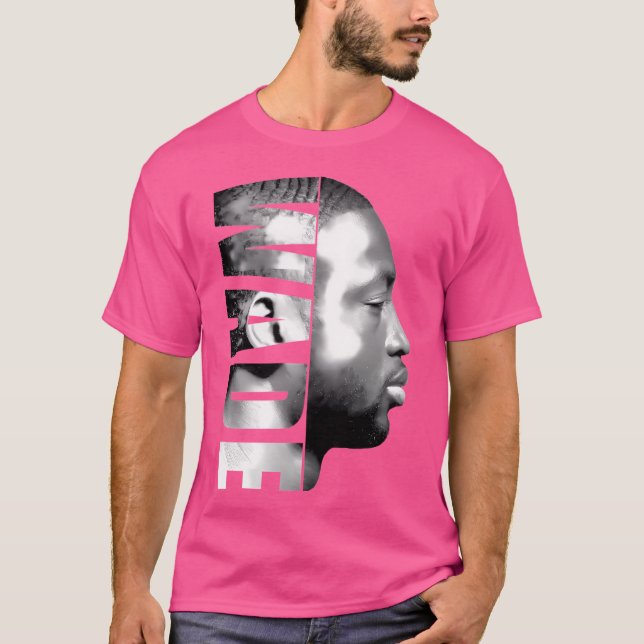 Camiseta Dwyane Wade - Blanco negro (Anverso)