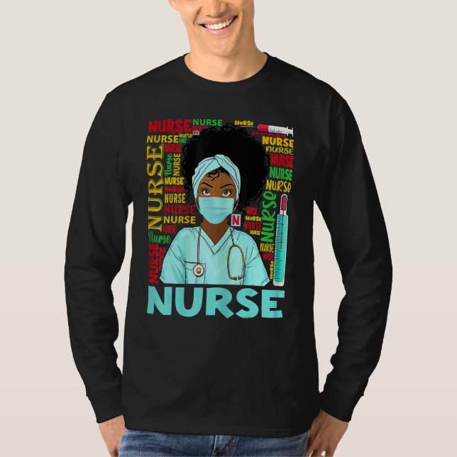 Camiseta Dy Black Nurse Week 2022 Costume Black History Mon (Anverso)