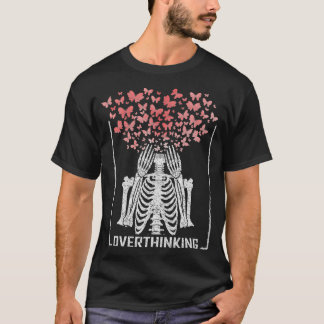 Camiseta Dy Skeleton Overthinking Butterfly Lover Costume M