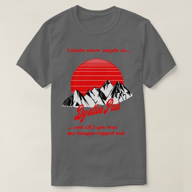 Camiseta Dyatlov Pass commemorative t (Diseño del anverso)