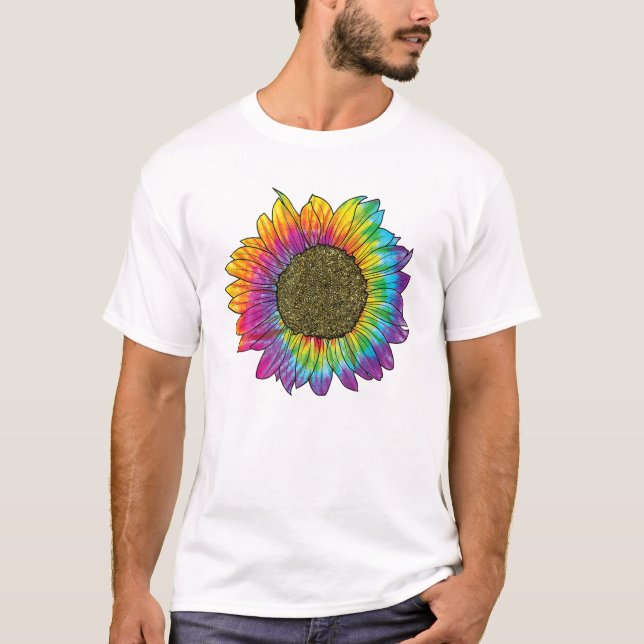 Camiseta DYE SUNFLOWER Peace Love (Anverso)