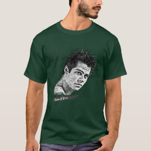 Camiseta Dylan Obrien Resumen Esbozo Arte