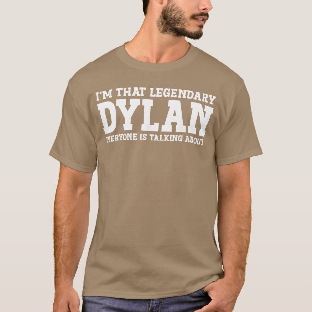 Camiseta Dylan Personal Name Funny Dylan family (Anverso)