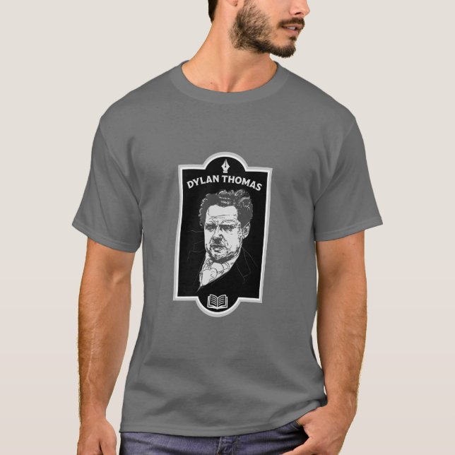 Camiseta Dylan Thomas Welsh Poet (Anverso)