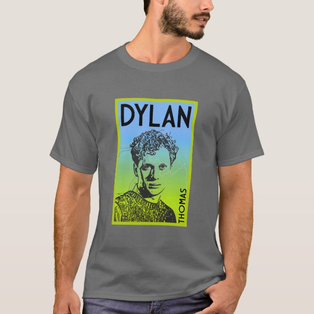 Camiseta Dylan Thomas Welsh Poet (Anverso)
