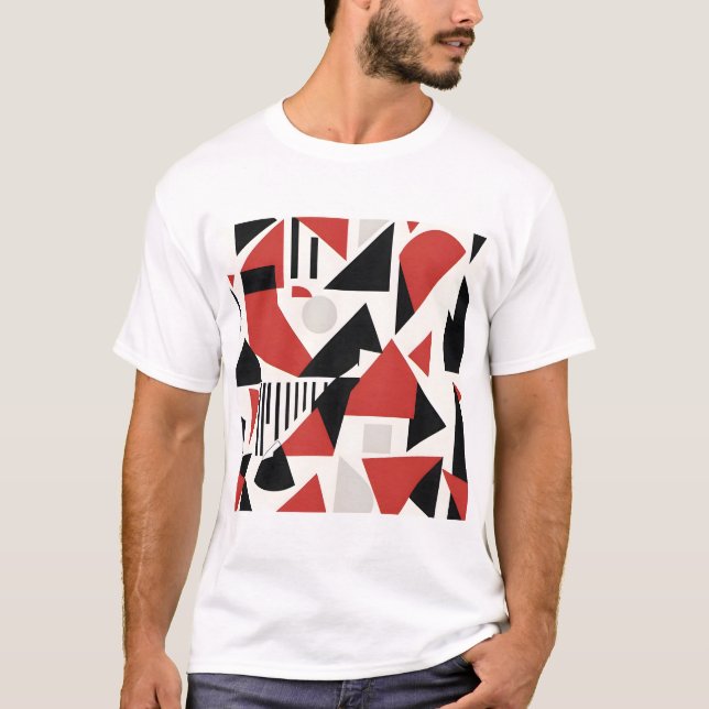 Camiseta Dynamic Geometric Abstraction (Anverso)