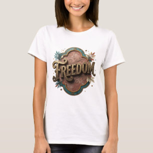 Camiseta Dynamic Gold FREEDOM Print