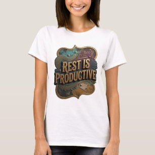 Camiseta Dynamic Gold REST IS PRODUCTIVE