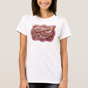 Camiseta Dynamic Pink CHAMPÁN ES MI TERAPIA