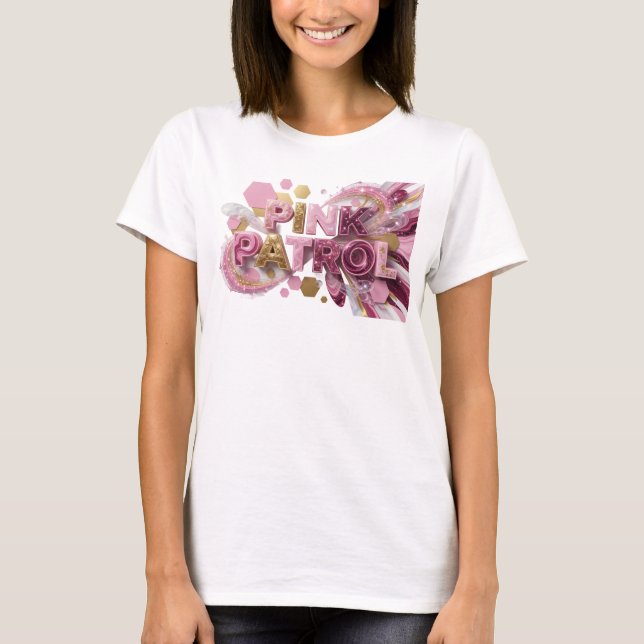 Camiseta Dynamic Pink PINK PATROL Impreso (Anverso)