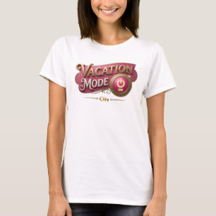 Camiseta Dynamic Red MODO DE VACACIONES ACTIVADO Arte usabl