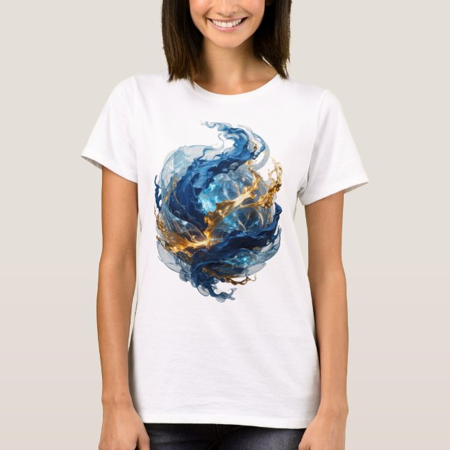 Camiseta Dynamic Silver ARTE ABSTRACTO Diseño abstracto v2 (Anverso)