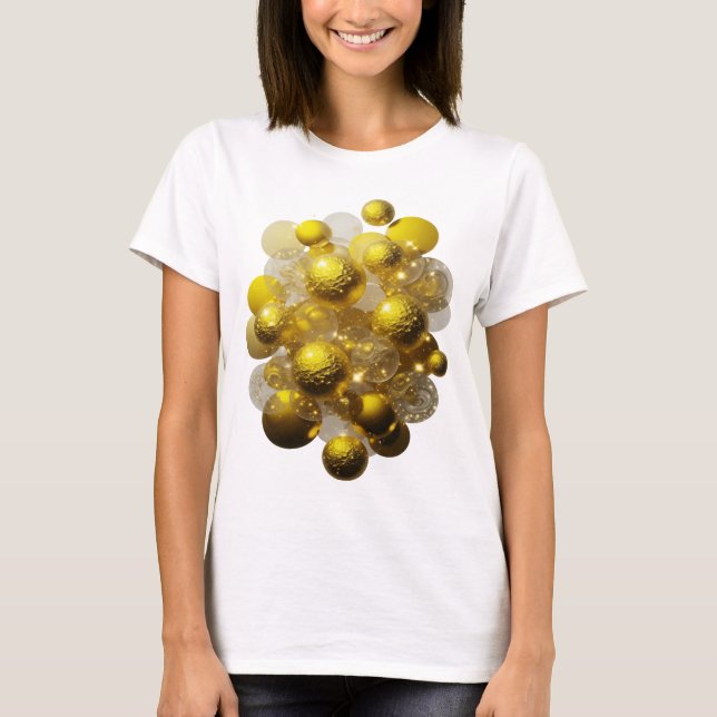 Camiseta Dynamic Silver BOLAS DORADAS DE LUZ CINTILANTE (Anverso)