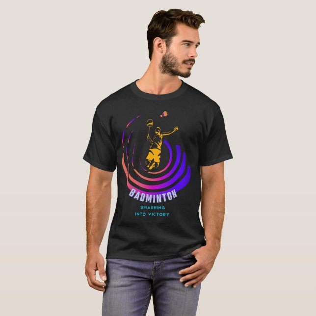 Camiseta Dynamic & Vibrant Badminton (Anverso completo)