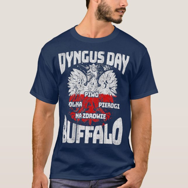 Camiseta Dyngus Day Buffalo Polaco Y Orgulloso (Anverso)