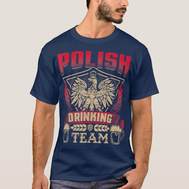 Camiseta Dyngus Day Cerveza polaca Orgullo Falcon Eagle (Anverso)