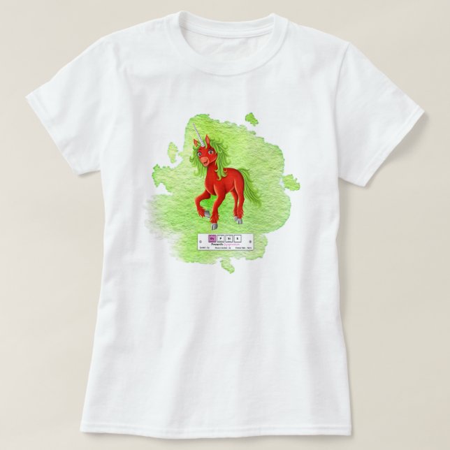 Camiseta Dypsie El Elemental Disprosio (Diseño del anverso)