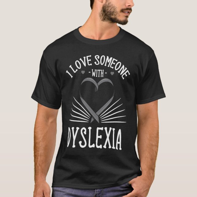 Camiseta Dyslexia Ribbon Learning Disability Vision Problem (Anverso)