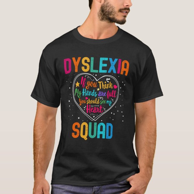 Camiseta Dyslexia Squad Appreciation Week Back to School He (Anverso)