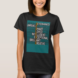 Camiseta Dyslexia Teacher Therapist Lectura Disléxica Única
