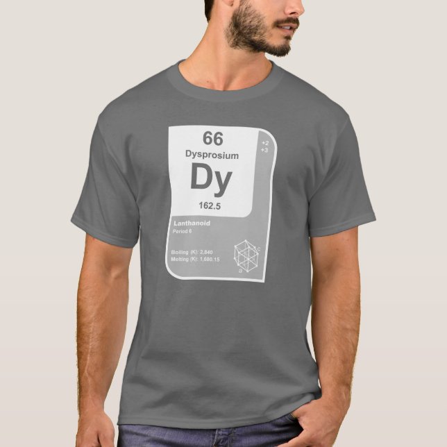 Camiseta Dysprosium (Dy) (Anverso)