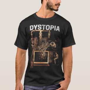 Camiseta Dystopia - Diseño de Calzado Tecno-Distópico