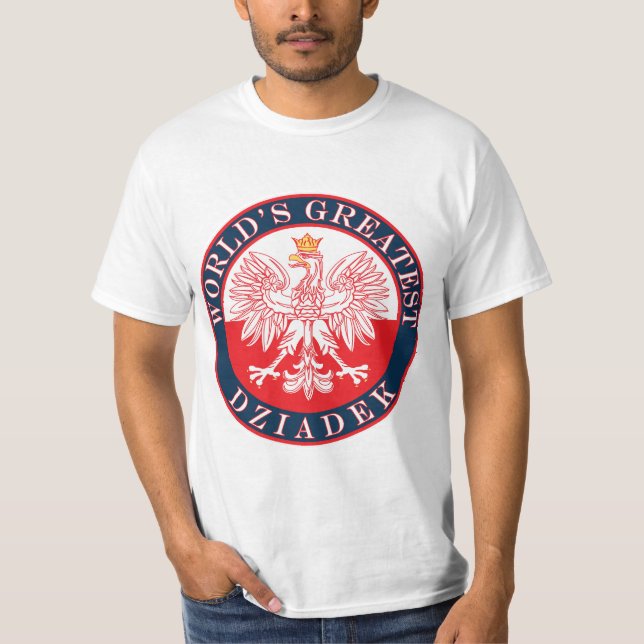 Camiseta Dziadek más grande del mundo (Anverso)