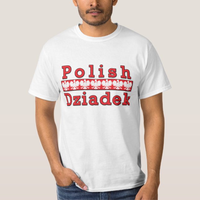 Camiseta Dziadek polaco Eagles (Anverso)