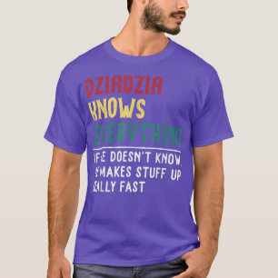 Camiseta Dziadzia conoce todo el día de los padres para los
