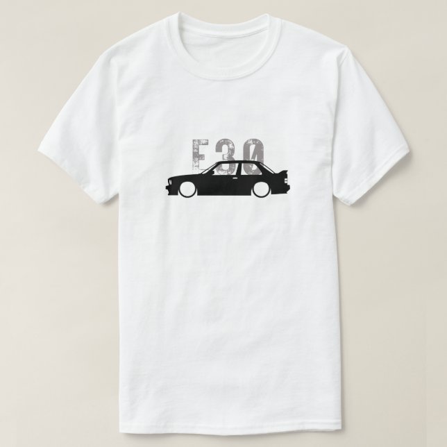 Camiseta E30 para diseño de coches (Diseño del anverso)