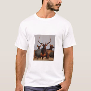 Camiseta E66 Alce toro y vacas