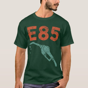 Camiseta E85 Diversión Mezcla de Etanol Combustible Flexibl