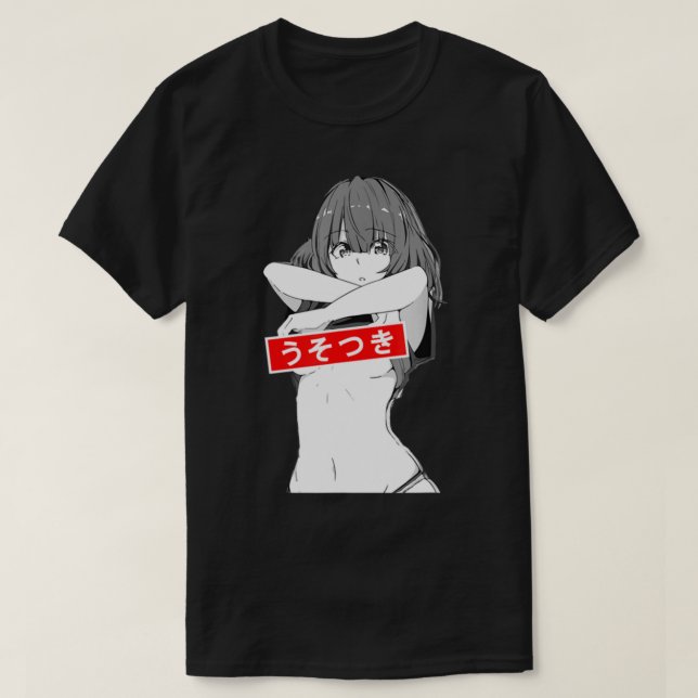 Camiseta E:\AnhgocUpZZ\Ahegao Lewd Comportamiento de Anime  (Diseño del anverso)