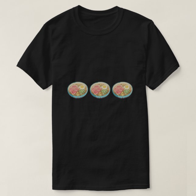 Camiseta E:\AnhgocUpZZ\Anime Ghibli Ponyo Ramen Bowl Classi (Diseño del anverso)