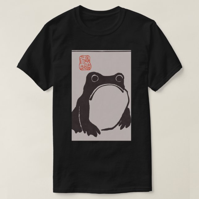 Camiseta E:\AnhgocUpZZ\Japon Art Matsumoto Hoji frog art (Diseño del anverso)