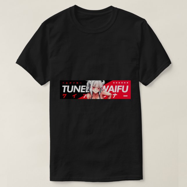 Camiseta E:\AnhgocUpZZ\Lucifer Helltaker Tuned Waifu V01 . (Diseño del anverso)
