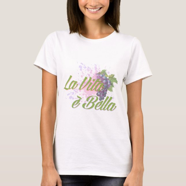 Camiseta E Bella de Vita del La (Anverso)