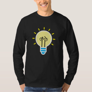 Camiseta E Bicicleta Bombilla de luz