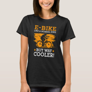 Camiseta E Bicicleta Como Una Bicicleta Normal Pero Muy Frí