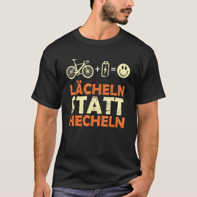 Camiseta E Bicicleta Diciendo Sonrisas En Lugar De Pegar Bi (Anverso)